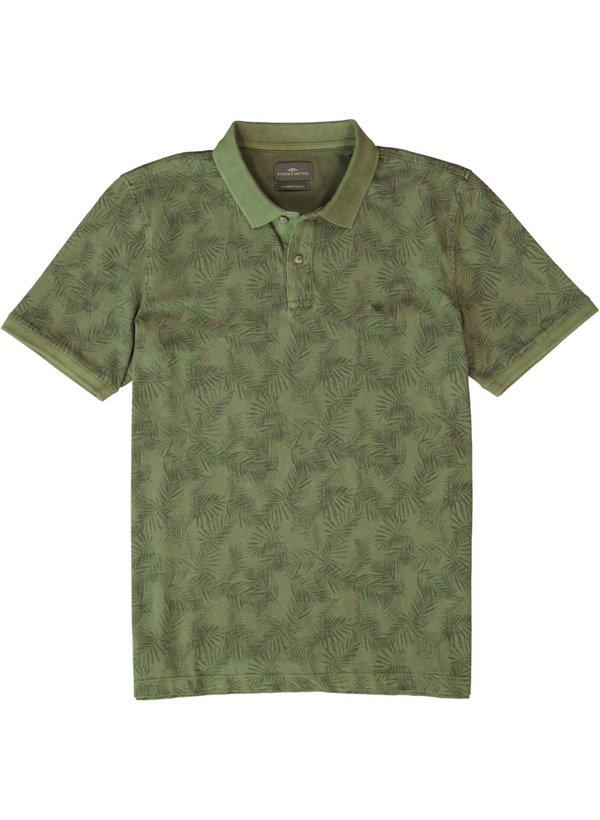 Fynch-Hatton, Polo-Shirt, Baumwoll-Jersey, oliv floral
