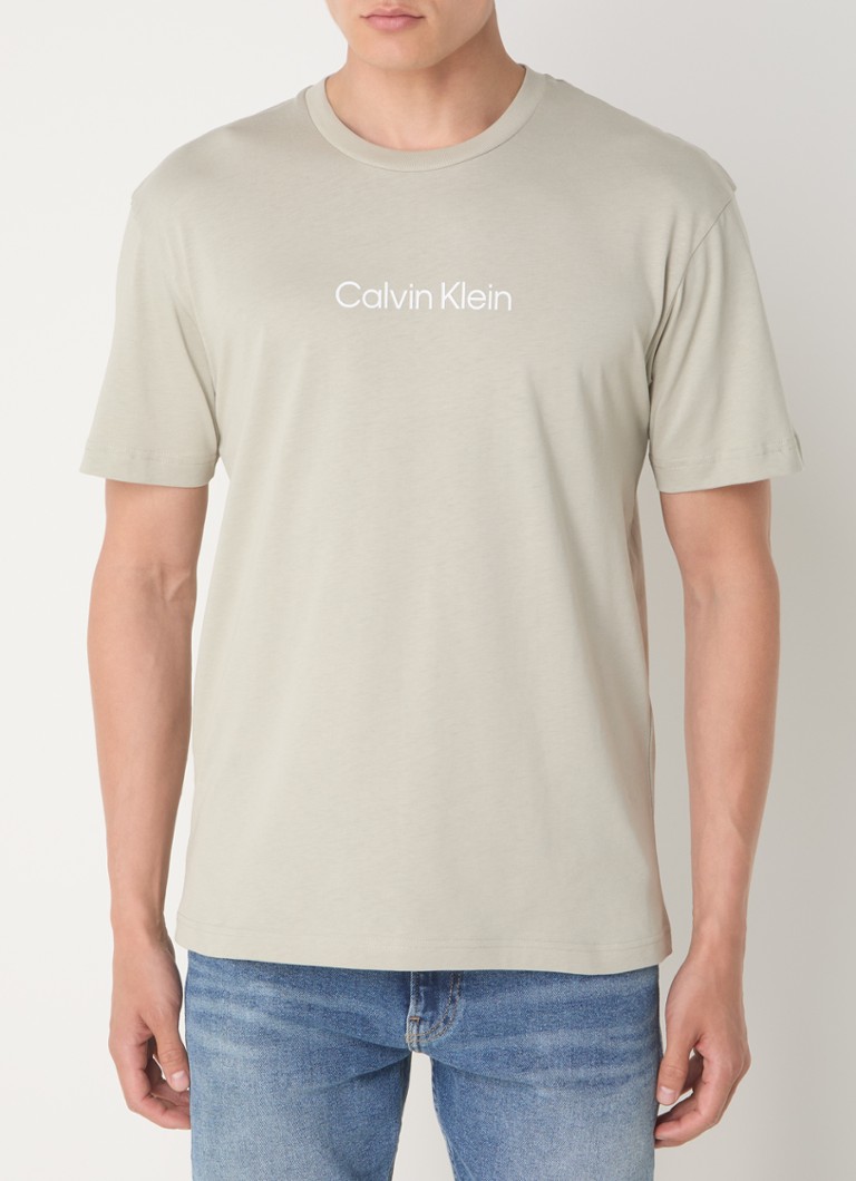 Tricou Calvin Klein cu logo imprimat