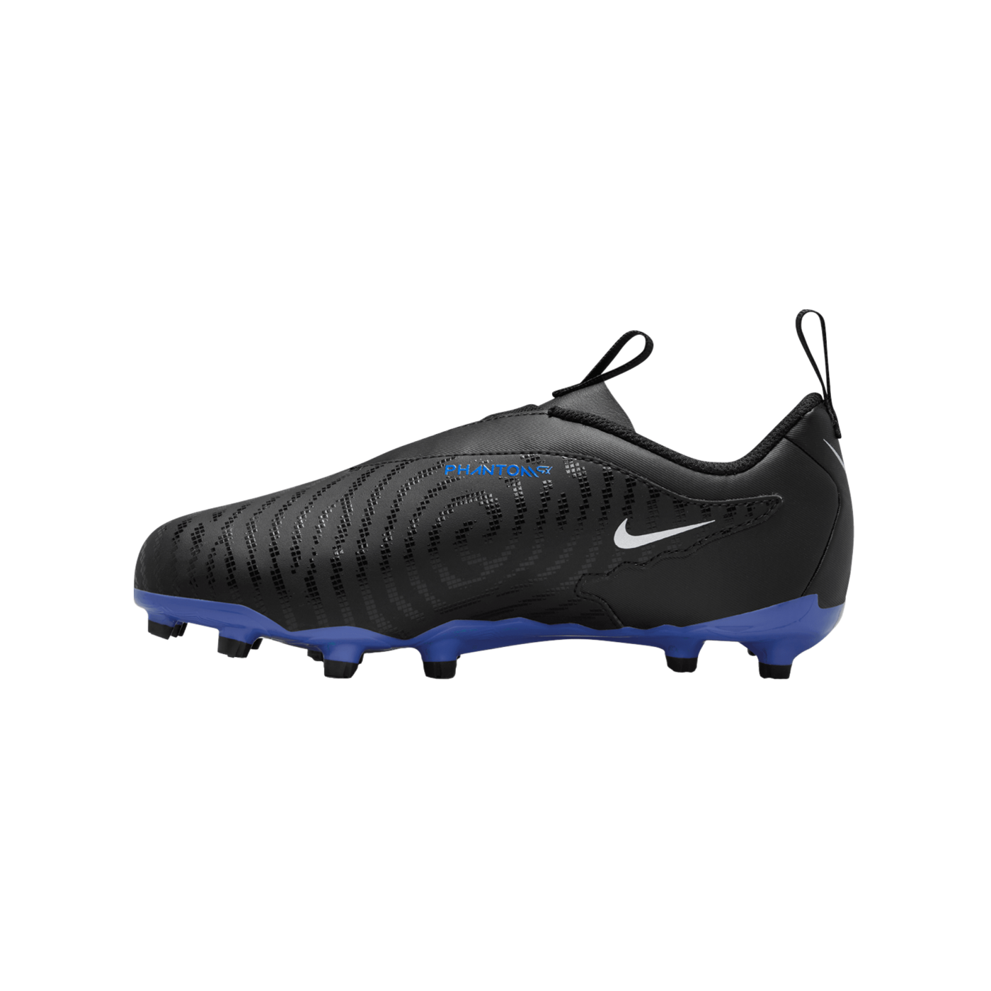 Nike Jr Phantom GX Academy FG/MG Kids Schwarz Silber Blau F040