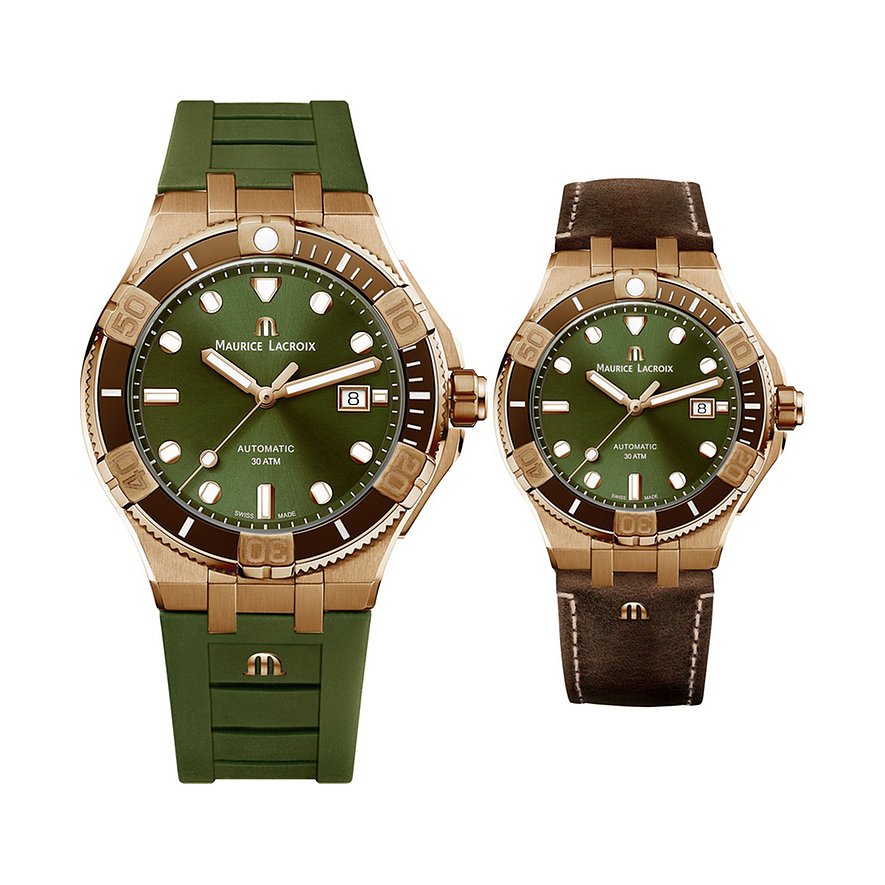 Maurice Lacroix Uhren-Set inkl. Wechselarmband Aikon Venture Bronze
