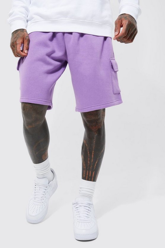 Mittellange Oversize Lightweight Cargo-Shorts