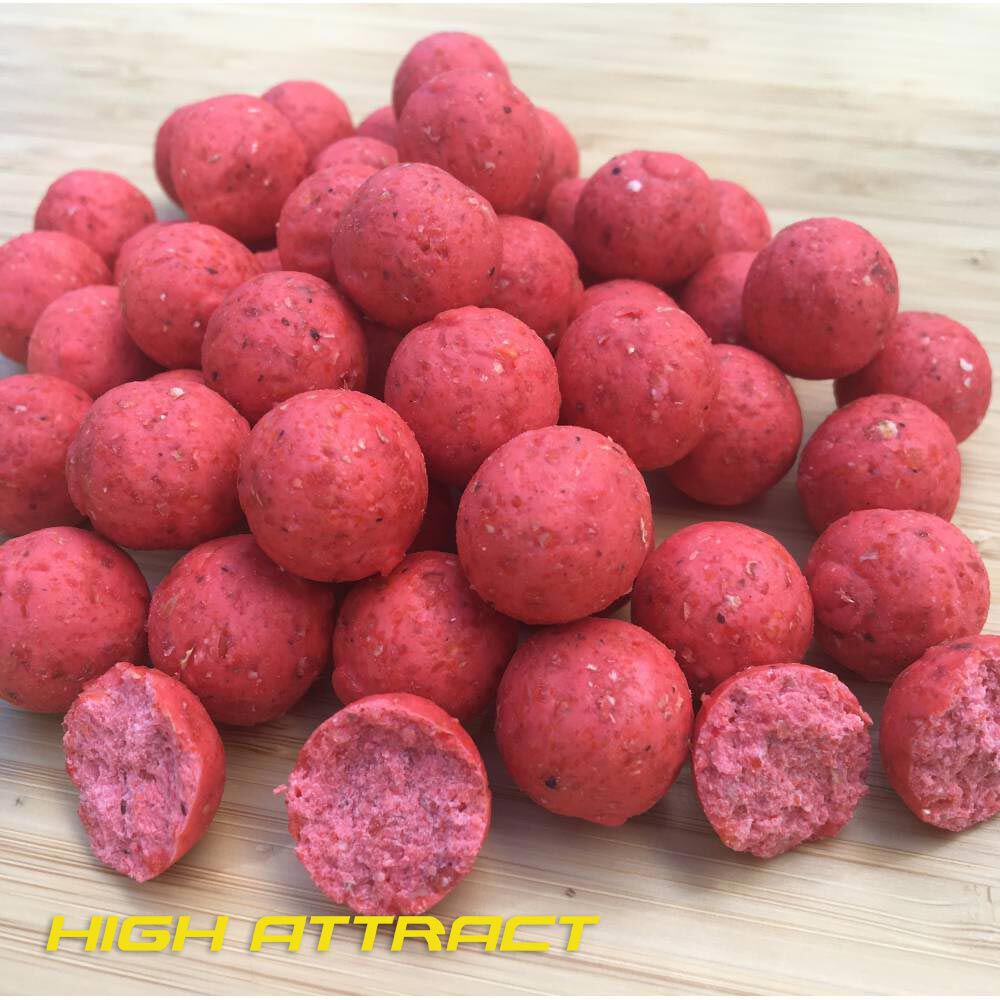 Boilies mack2 high attract boilies 20mm 5kg red spice