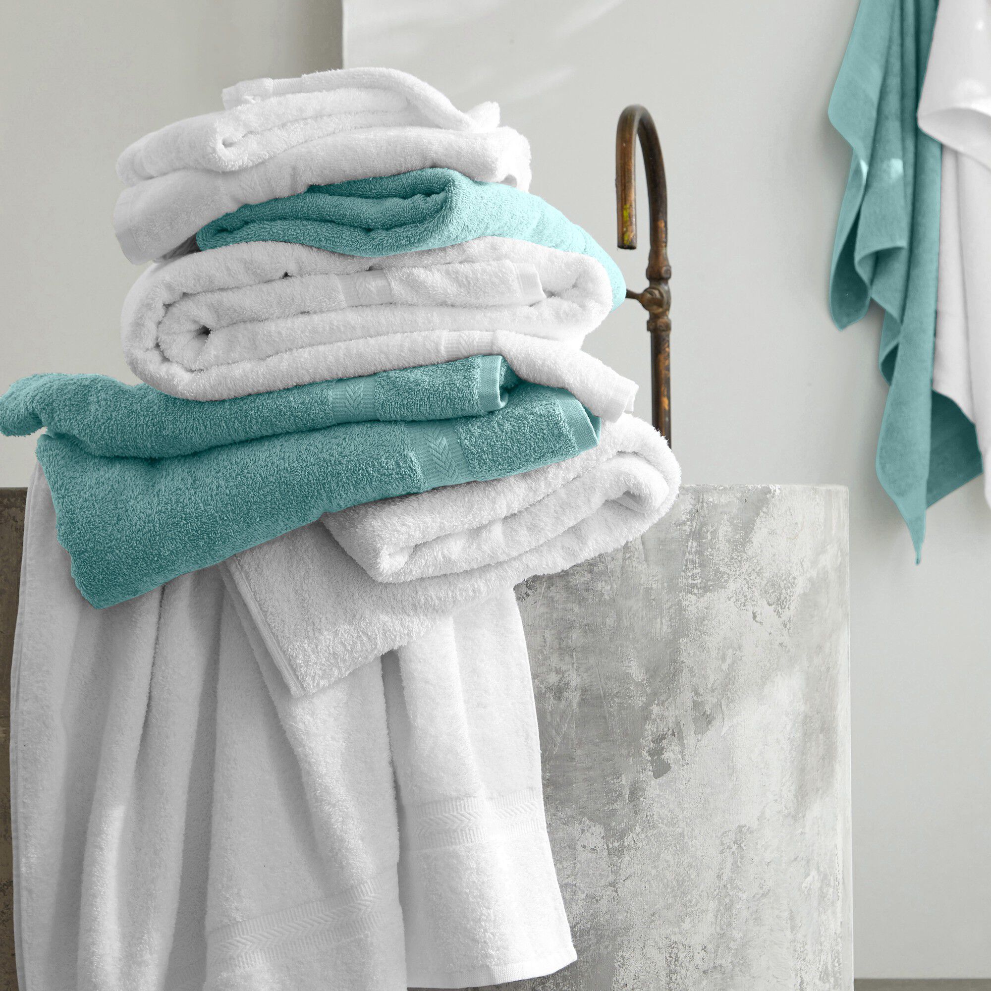 Eponge unie 420 g/m2 confort moelleux