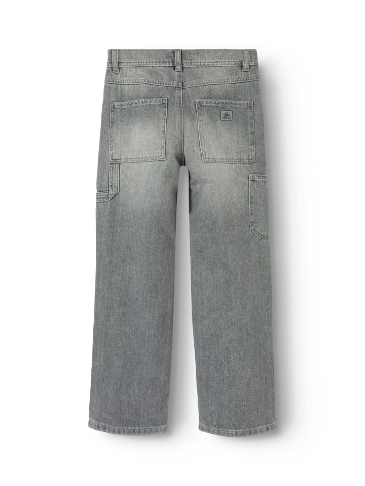 name it Jeans regular fit NKMRYAN STRAIGHT CARP JEANS in light grey denim günstig kaufen