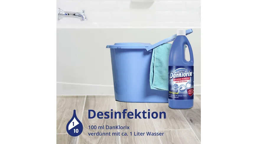 DanKlorix Original Hygienereiniger mit Chlor 1 1.5 l