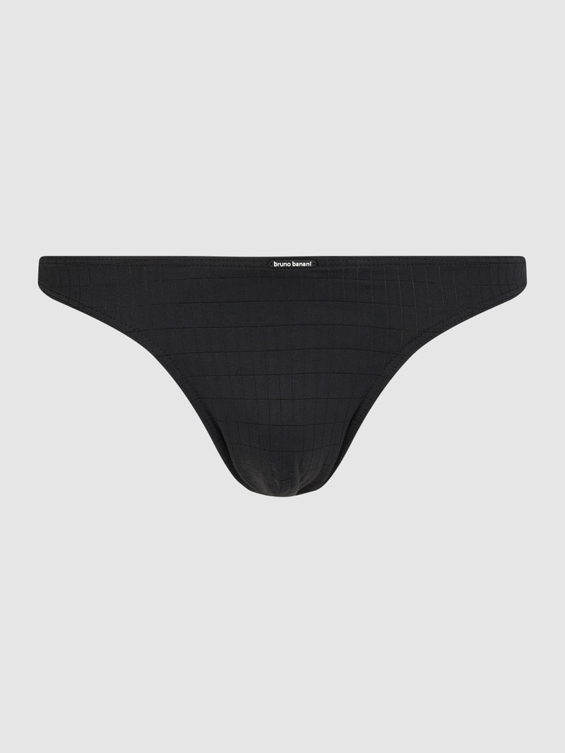 String mit Stretch-Anteil Modell 'Check Line' in schwarz