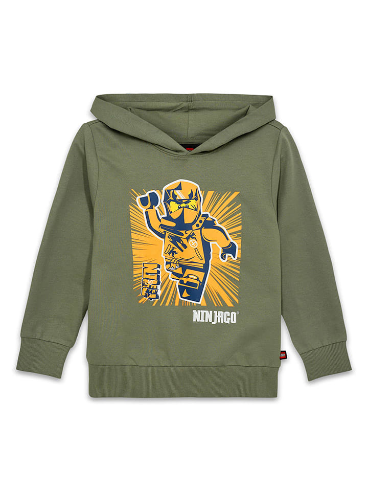 LEGO Hoodie in Khaki/ Orange günstig kaufen