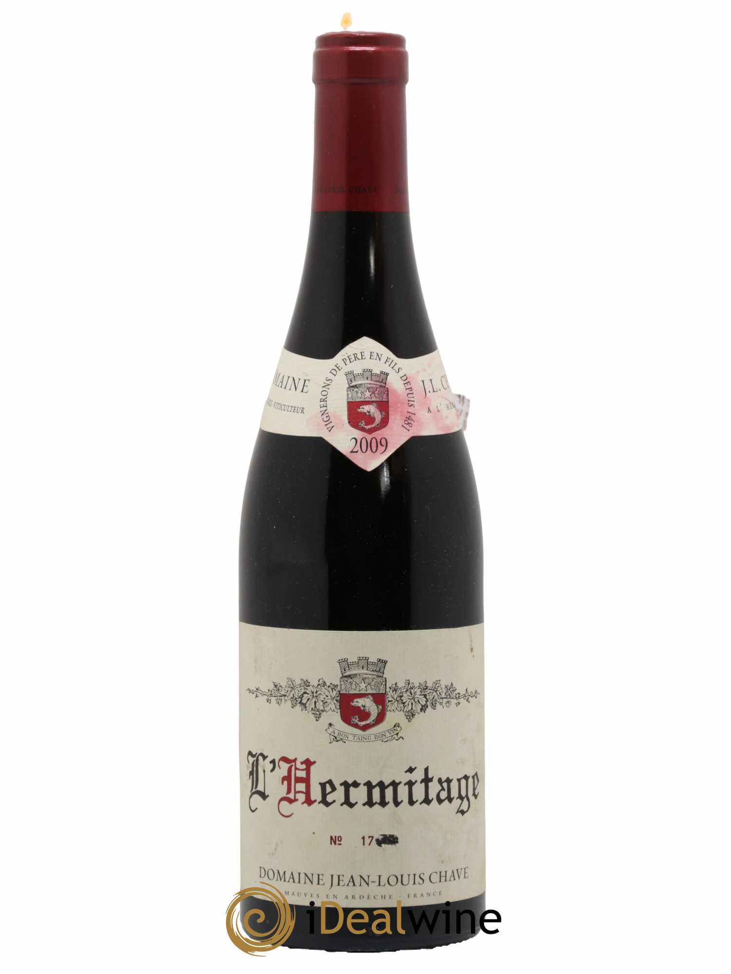 Hermitage Jean-Louis Chave  2009 - Lot de 1 Bouteille