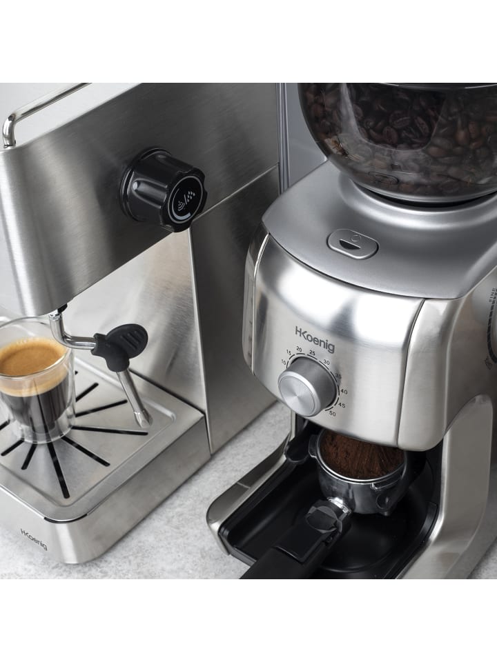 HKoenig Elektrische Kaffeemühle GRD830 in Silber günstig kaufen onesize