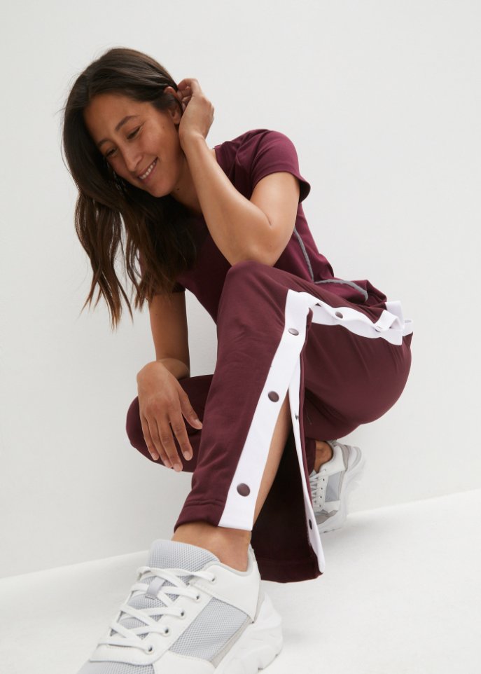Jogginghose mit Druckknöpfen