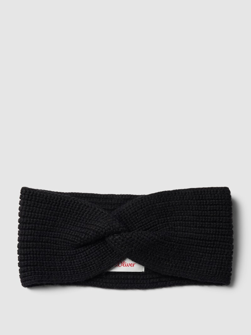 Stirnband mit Knoten-Detail in schwarz