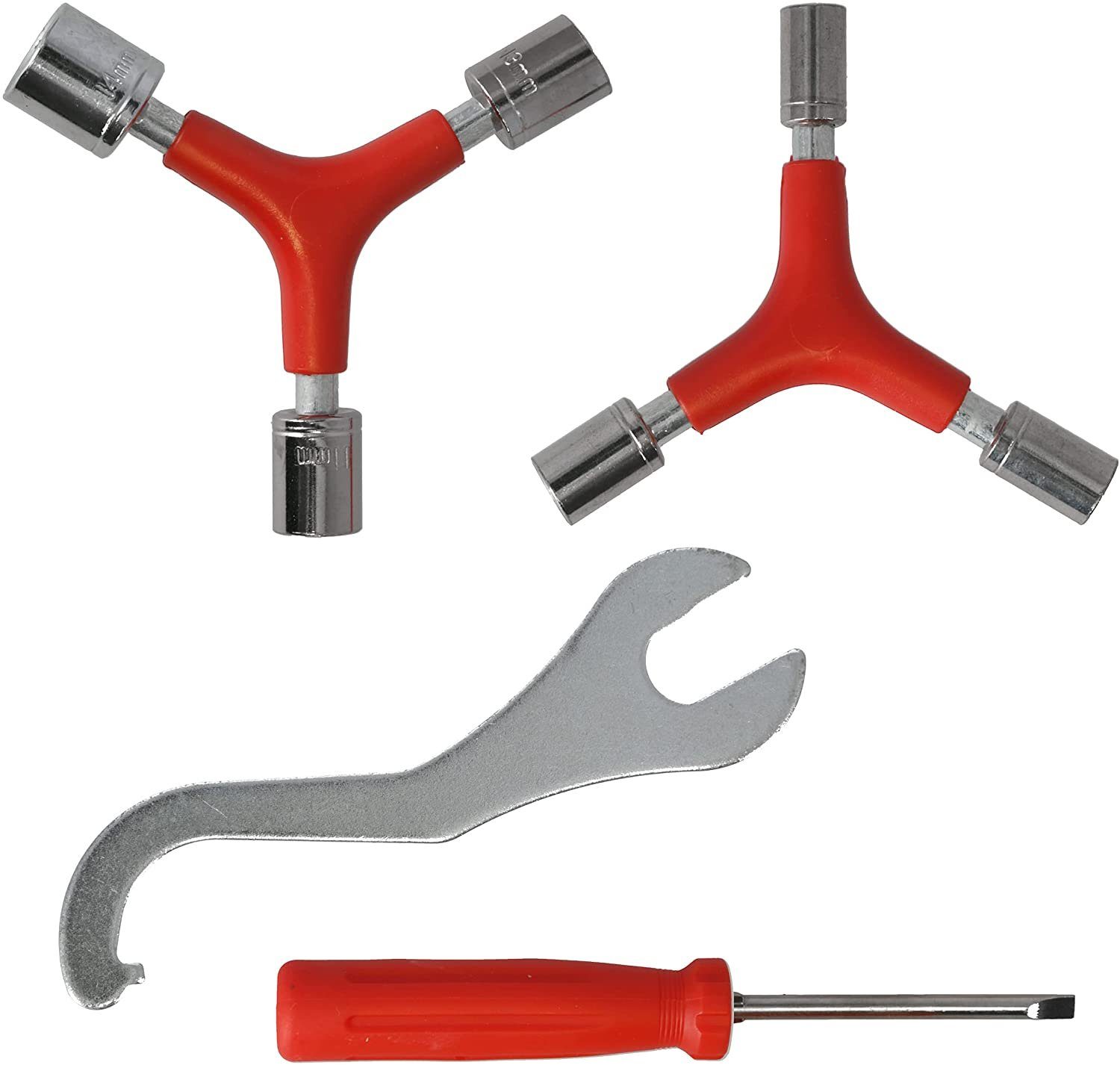 Lantelme Fahrradwerkzeugset Fahrrad Reperaturset Box, (Spar-Set, 12-St., inkl. Werkzeugtasche, 8308), Fahrrad-Reparaturset
