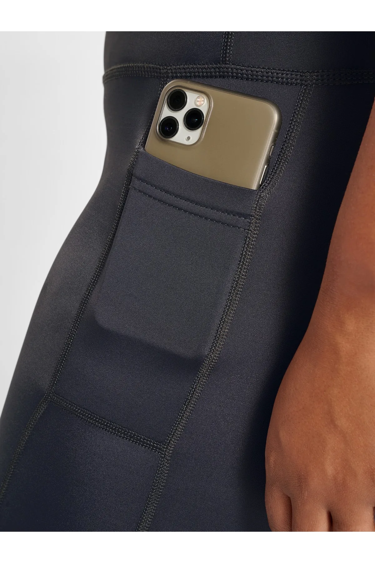 hummel  Sport-Leggings - Grau - Mittlerer Bund