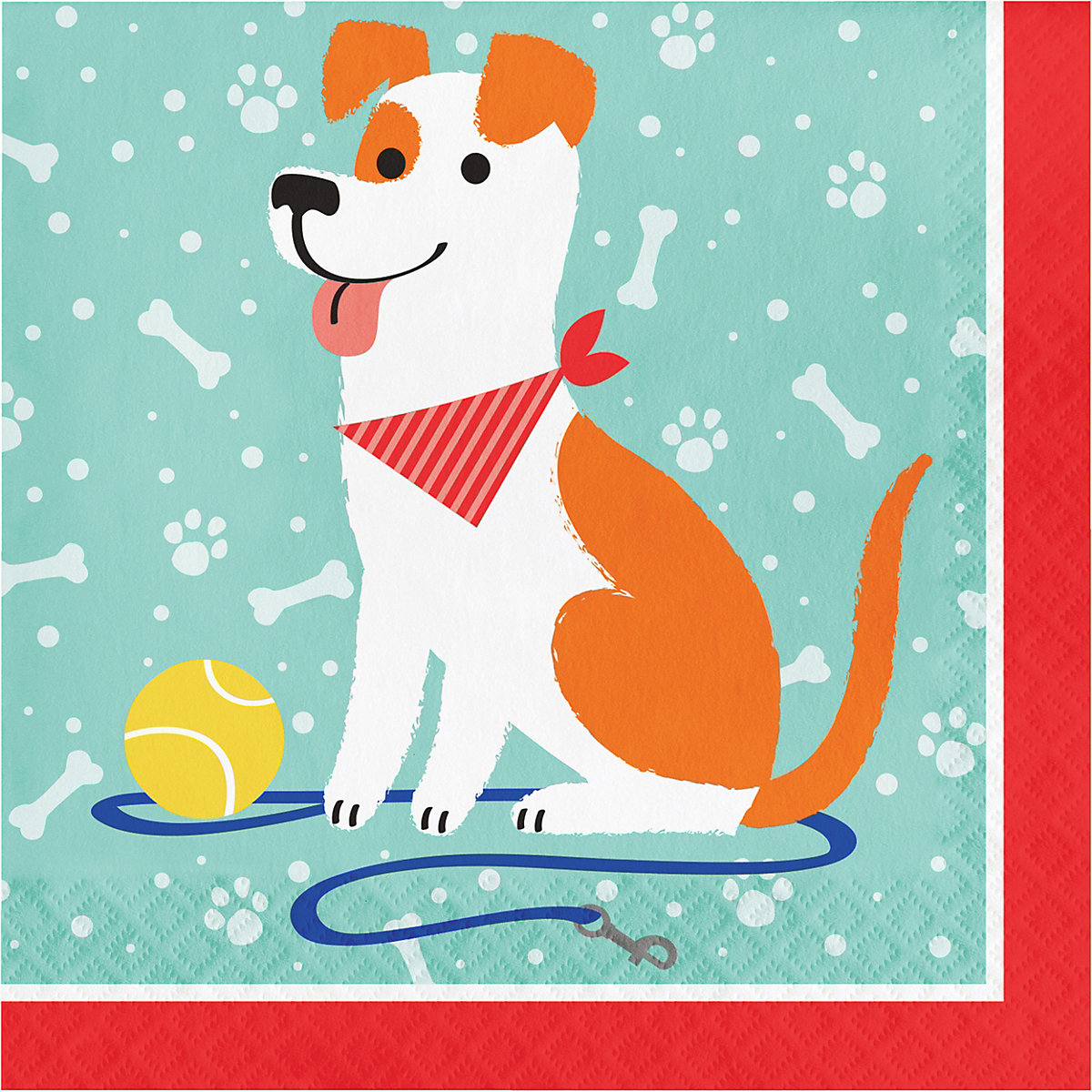 16 Servietten 33 x 33 cm, Hunde-Party