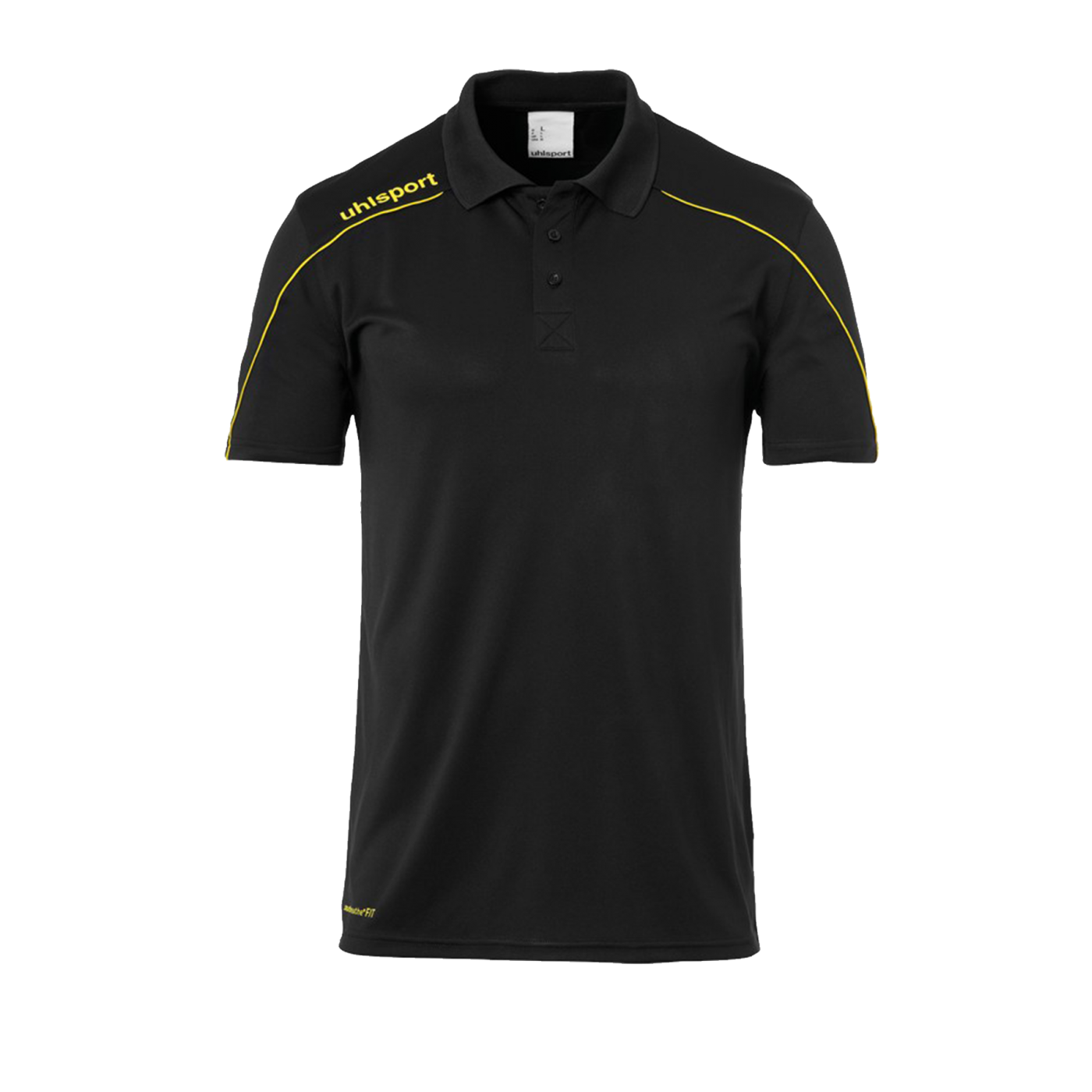 Uhlsport Stream 22 Poloshirt Kids Schwarz Gelb F23