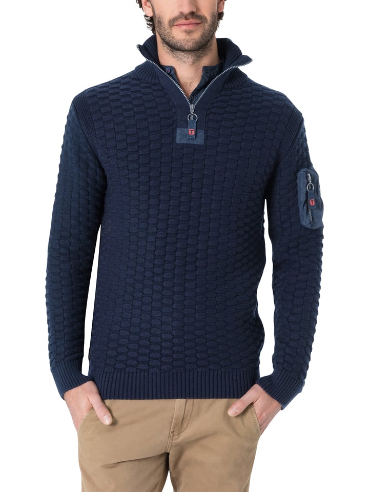 Timezone Pullover in Dunkelblau günstig kaufen