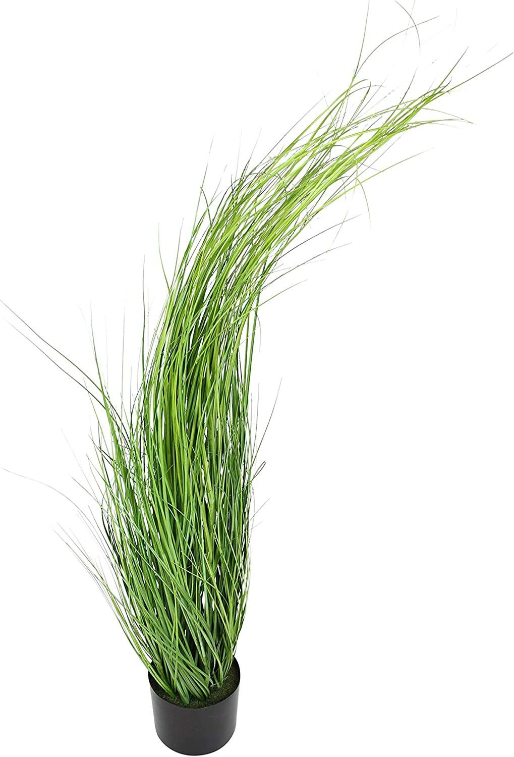 Kunstgras 120 cm hoch, künstliche Zierpflanze, Dekogras, täuschend echt Gras, Dekoleidenschaft, Höhe 120 cm