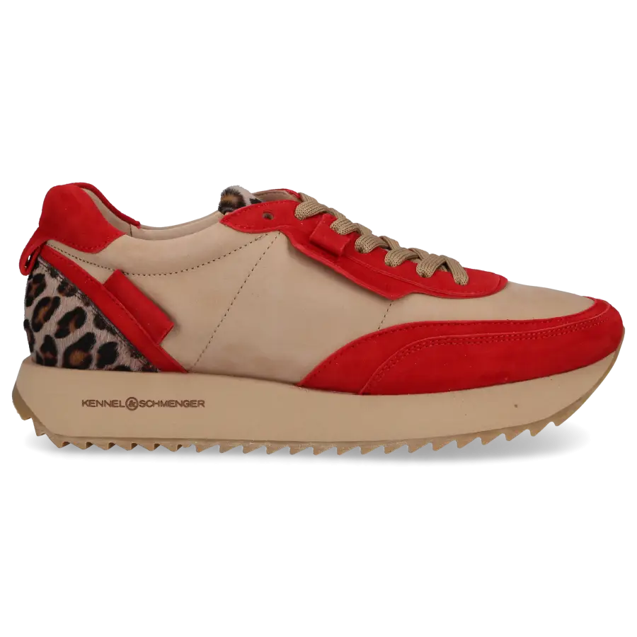 Kennel & Schmenger - Sneaker low OSAKA Veloursleder - rot