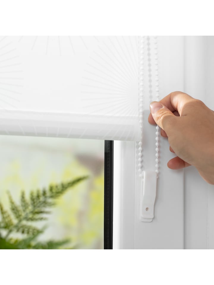 Lichtblick Seitenzugrollo in Weiß Sonne günstig kaufen