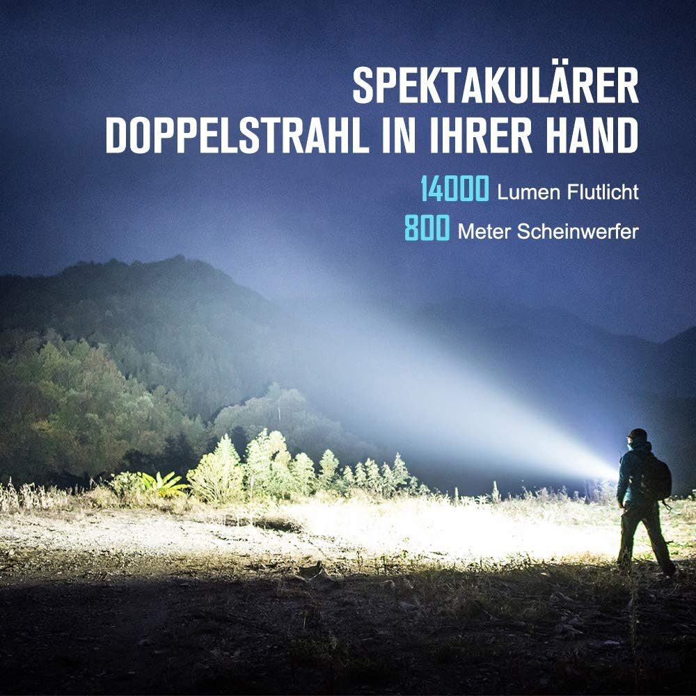 OLIGHT Taschenlampe Olight Marauder 2 Leistungsstarke Taschenlampe
