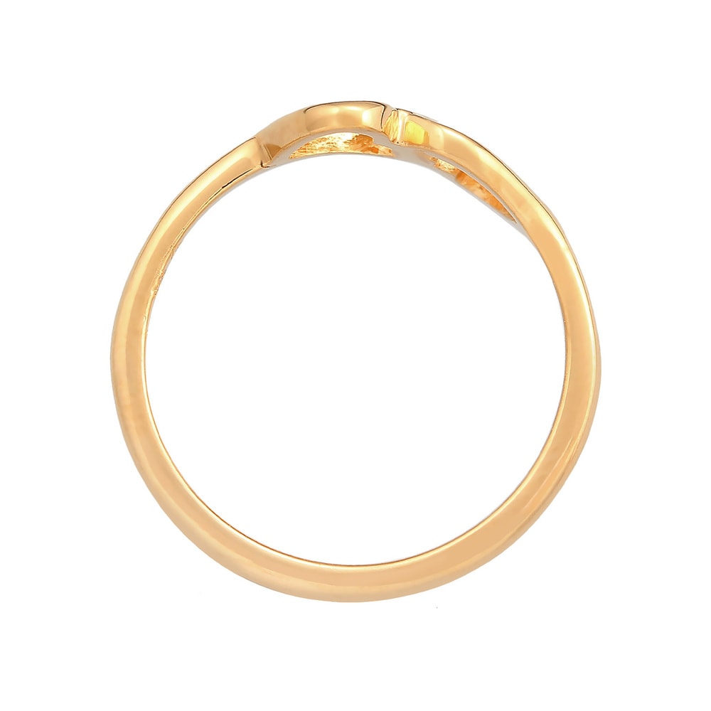 Elli Elli Bague Femmes symbole de cœur relié en argent sterling 925 Bague