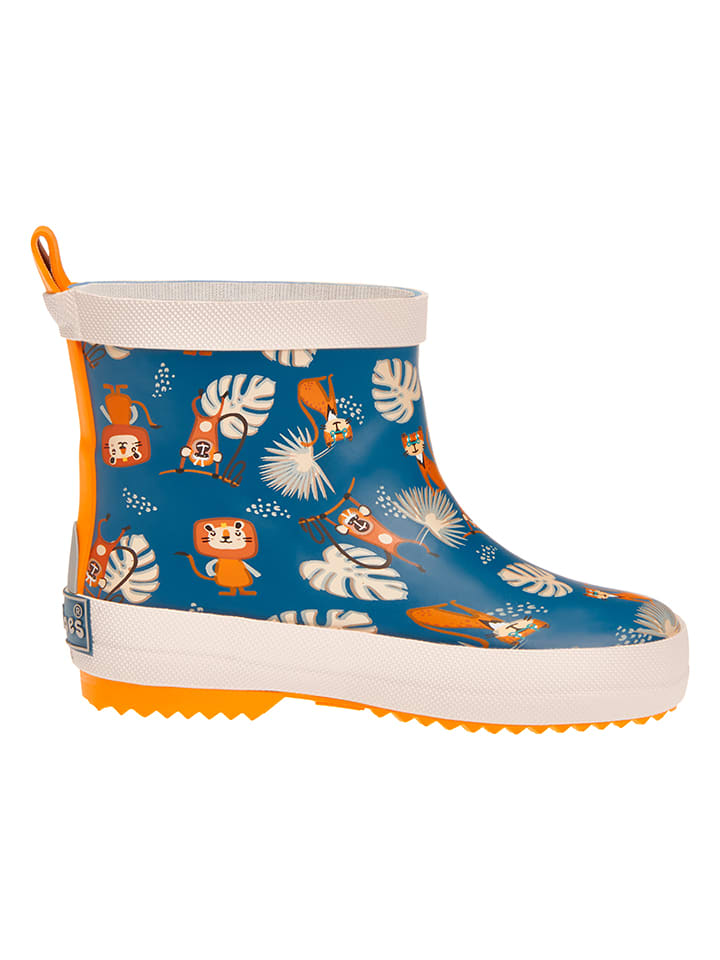 Playshoes Gummistiefel in Dunkelblau/ Bunt günstig kaufen