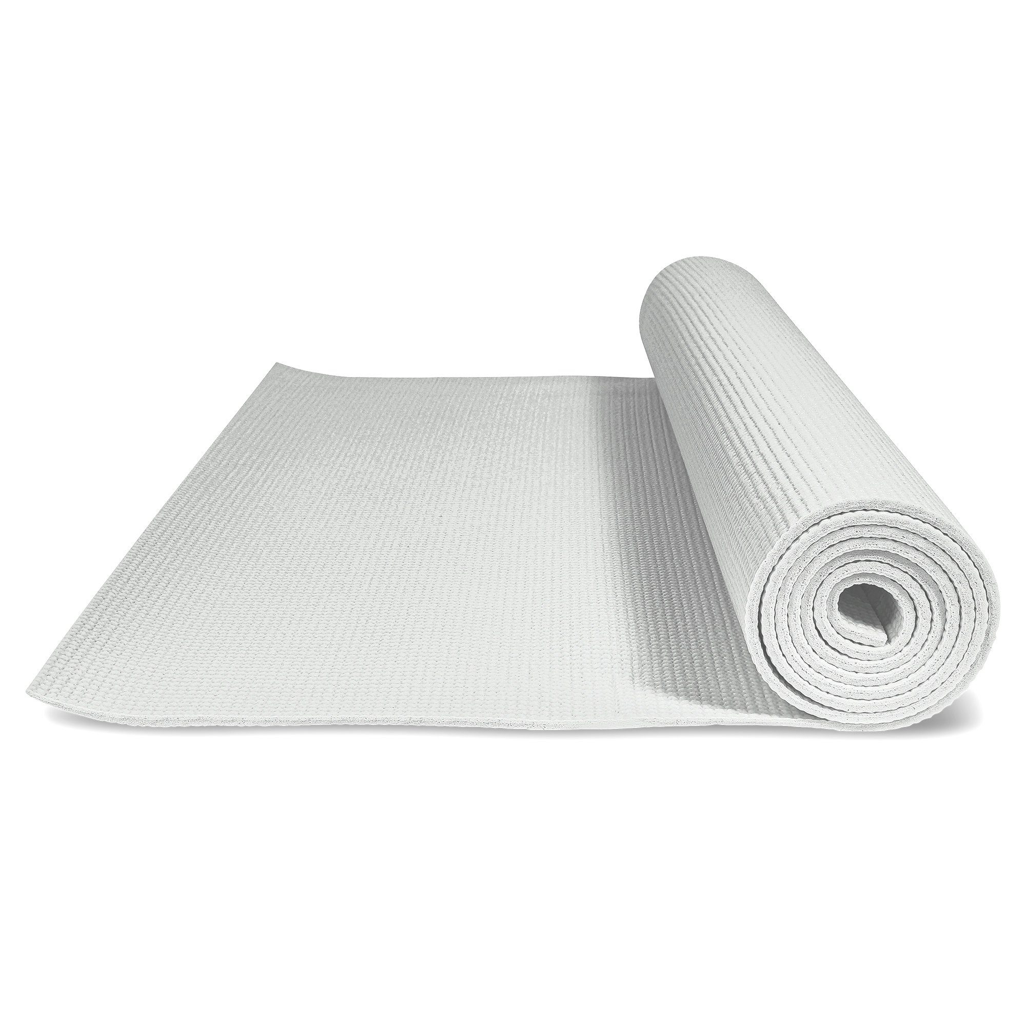 GORILLA SPORTS Yogamatte Fitnessmatte mit Tragegurt, 180x60x0,5cm, Rutschfest, Pilatesmatte