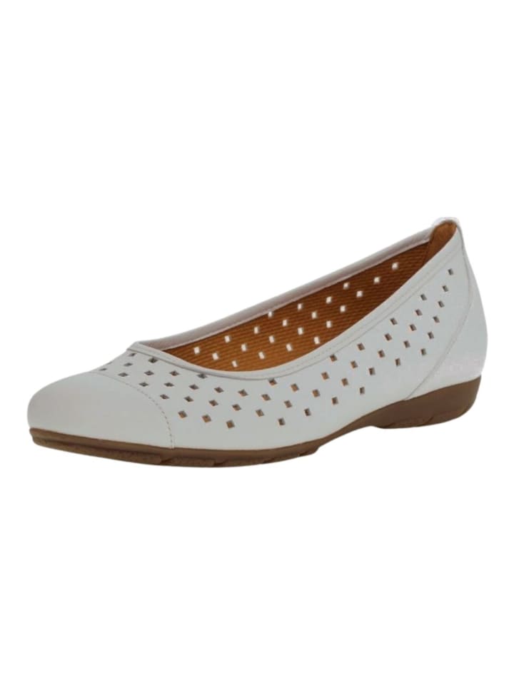 Gabor Ballerinas in Weiß günstig kaufen