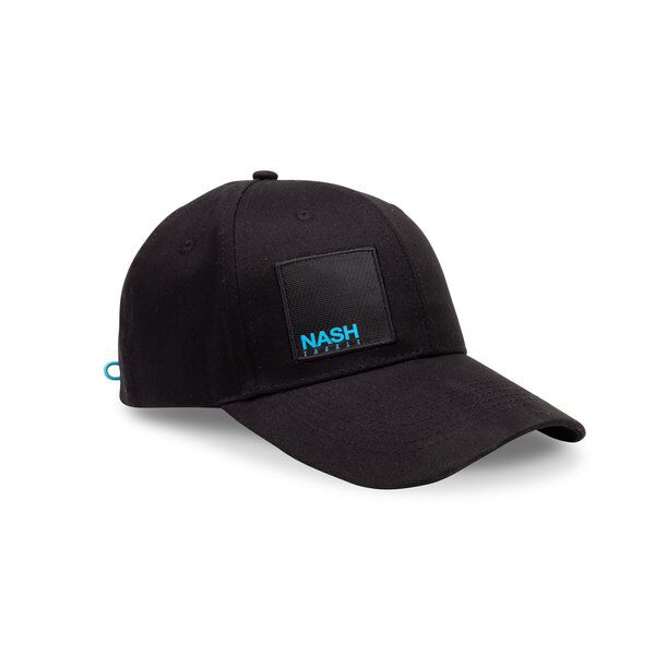 Casquette Nash fyrkantigt tryck basebollkeps svart