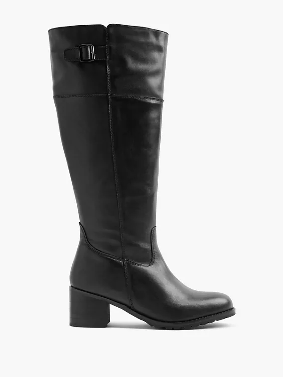 5th Avenue Leder Weitschaftstiefel
