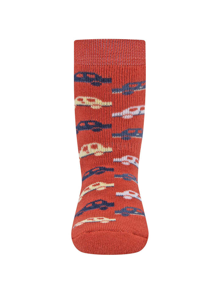 ewers 2er-Set Stoppersocken ABS 2er Pack Autos/Ringel in navy-mineralrot günstig kaufen