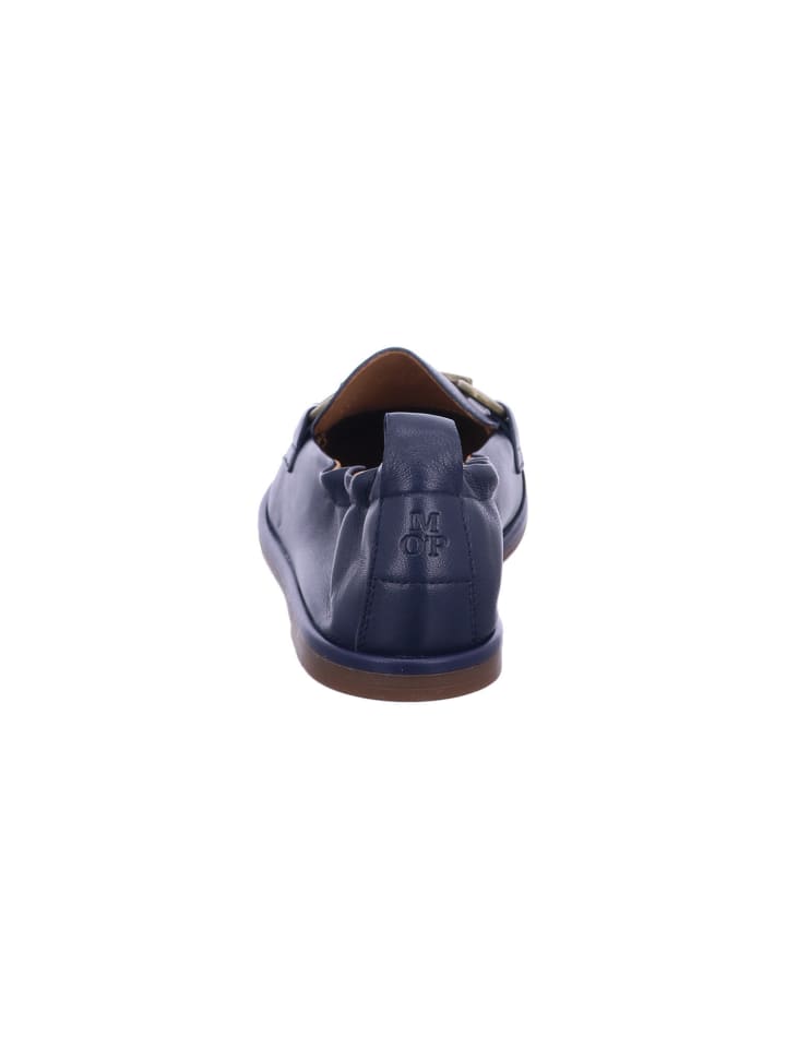Marc O'Polo Damen Slipper Leather Working Group Gold / LOAFER in Blau günstig kaufen