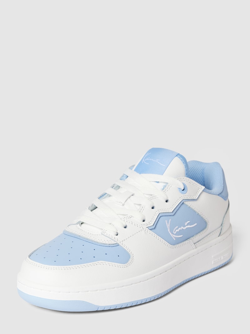Sneaker mit Label-Details in weiss