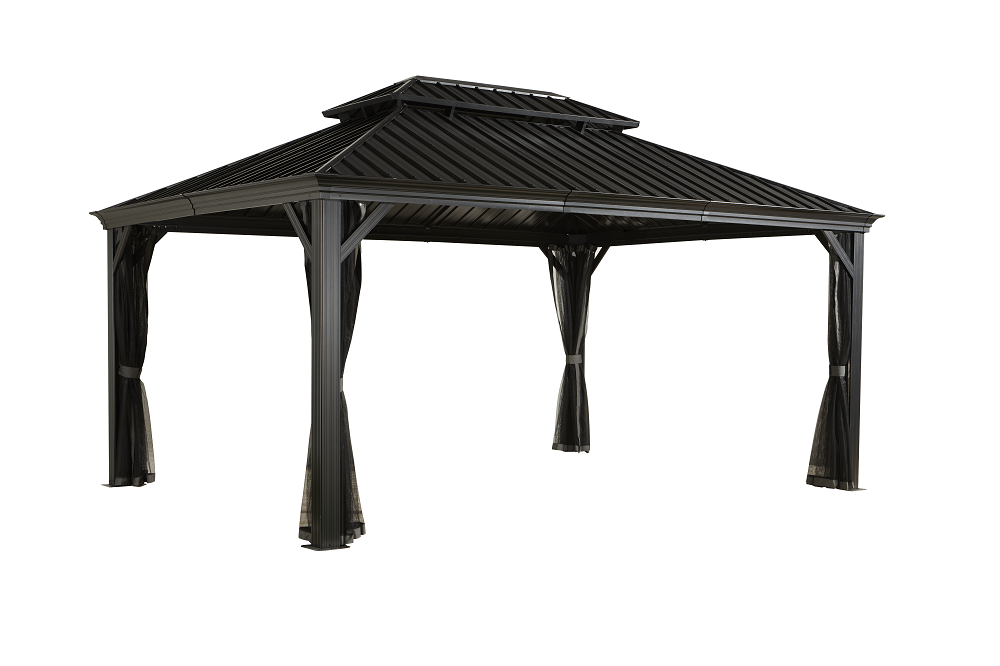 50NRTH Sojag Aluminium Pavillon Messina 12x16 anthrazit
