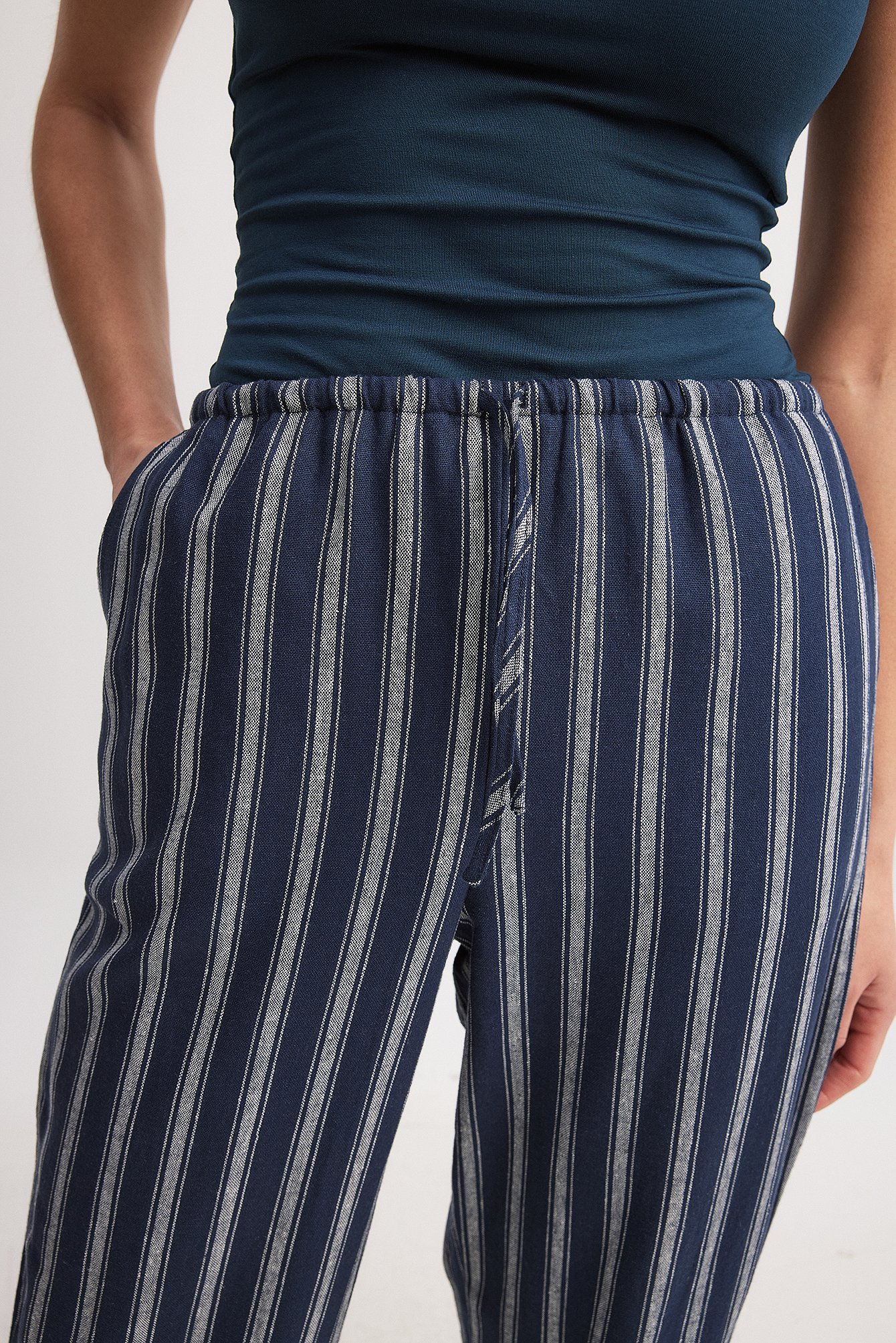 Hose aus Leinenmischung