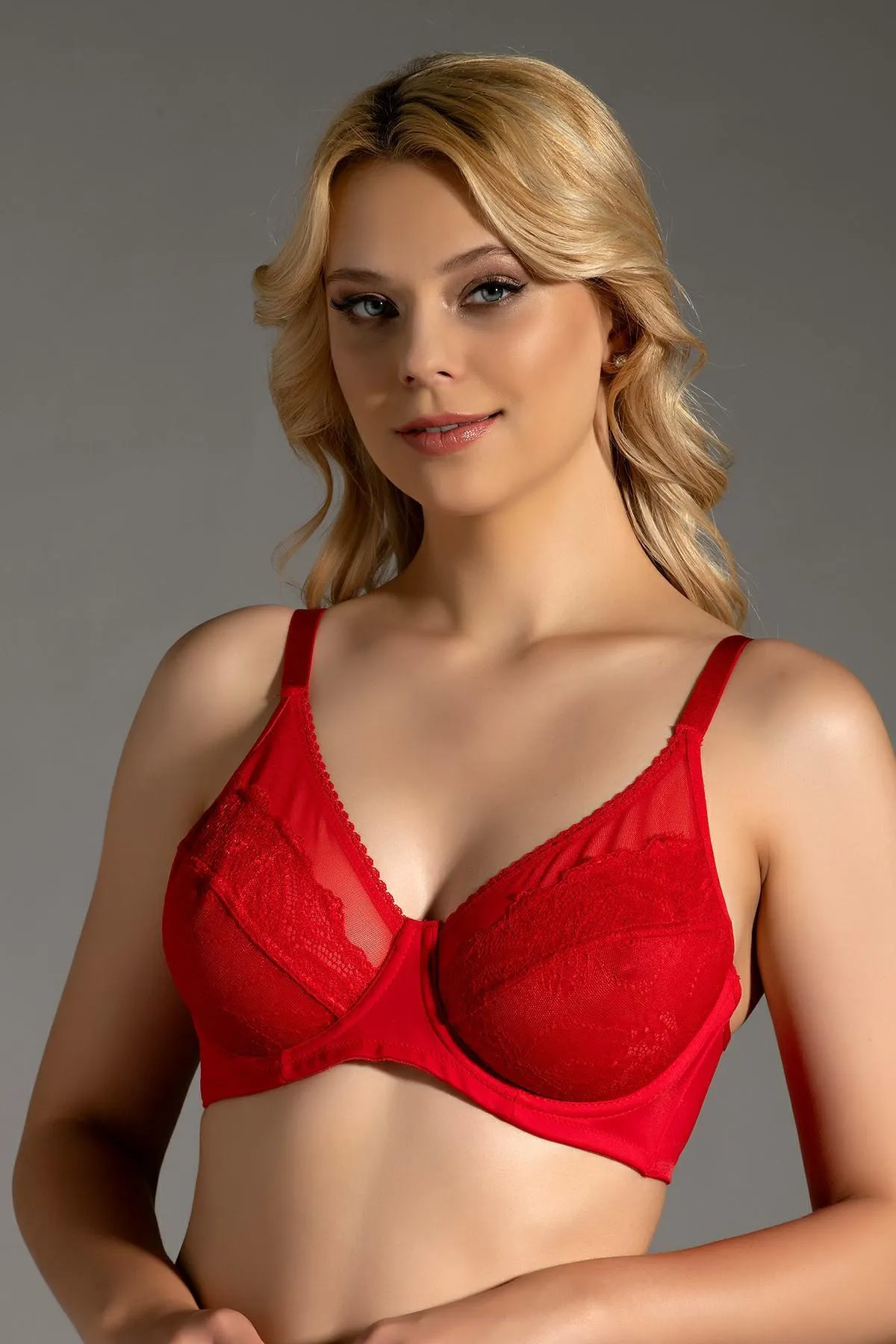 C&City  Spitzen-Minimizer-BH C12301 Rot