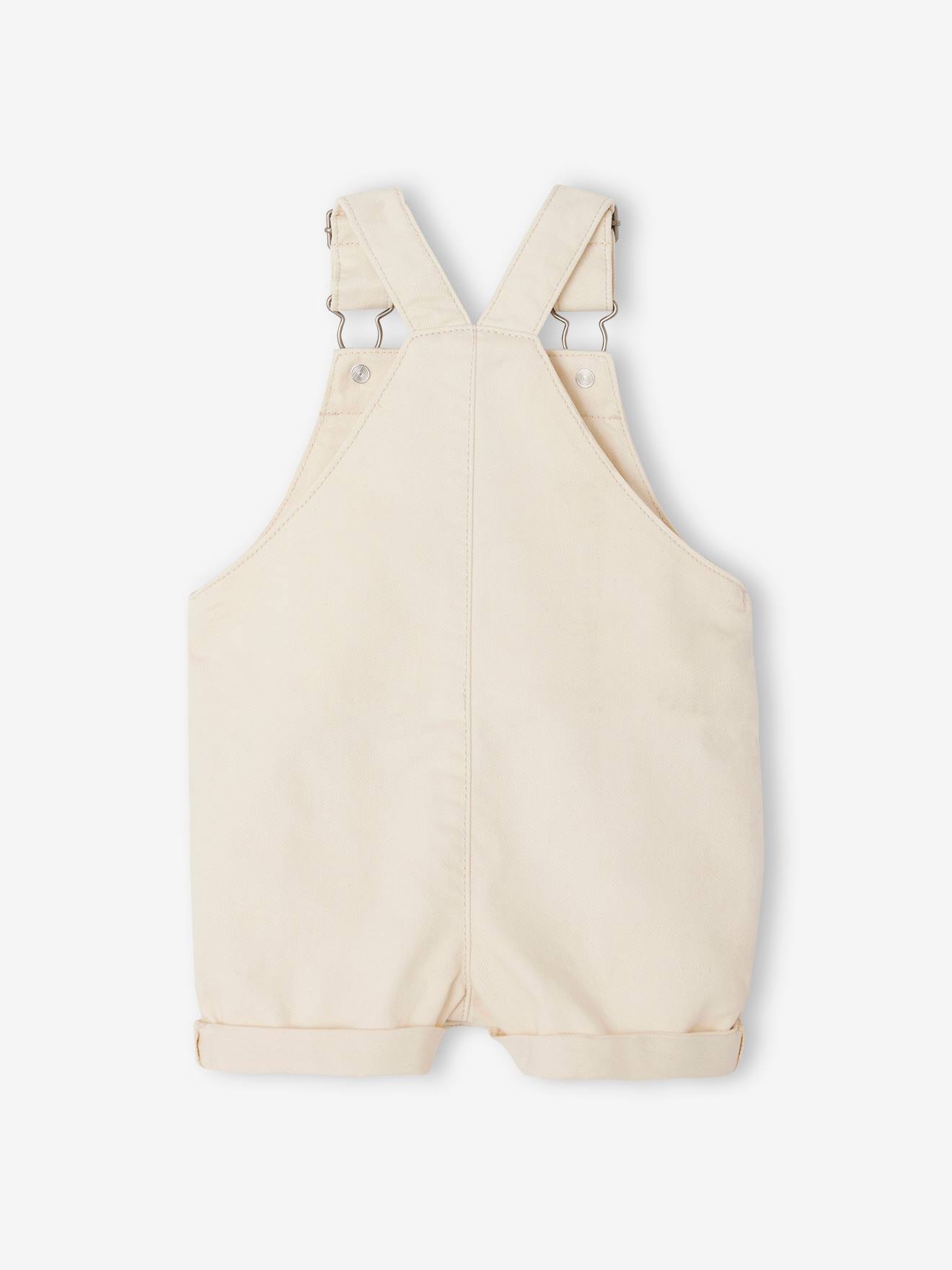 Vertbaudet Baby Latzshorts - wollweiß