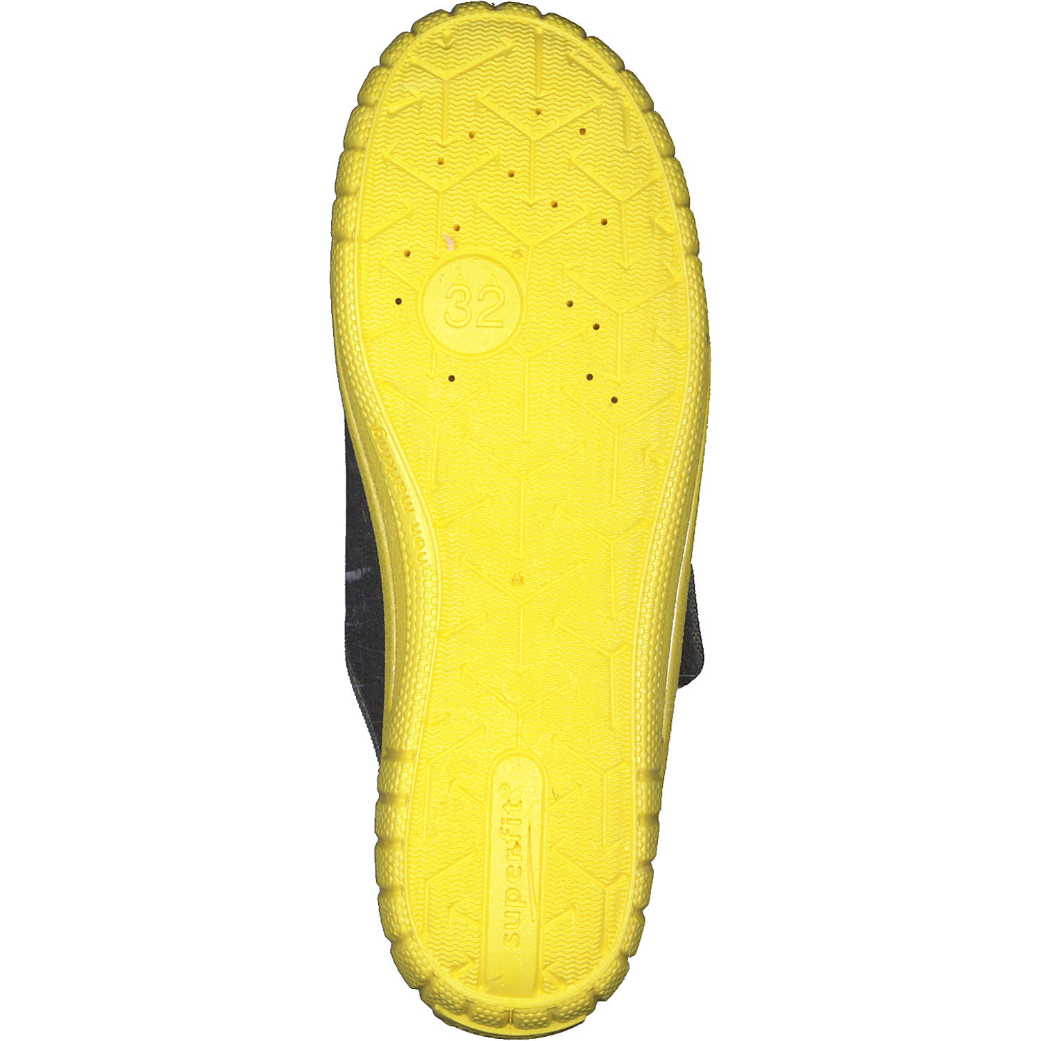 Superfit BILL 00278, Hausschuhe, Kinder, GRAU/GELB