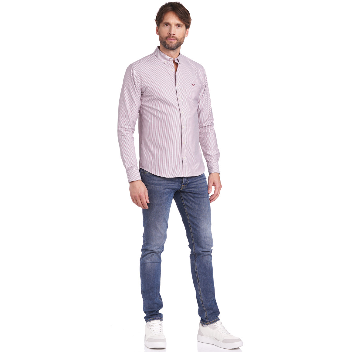Herren Hemd mit Button-down-Kragen