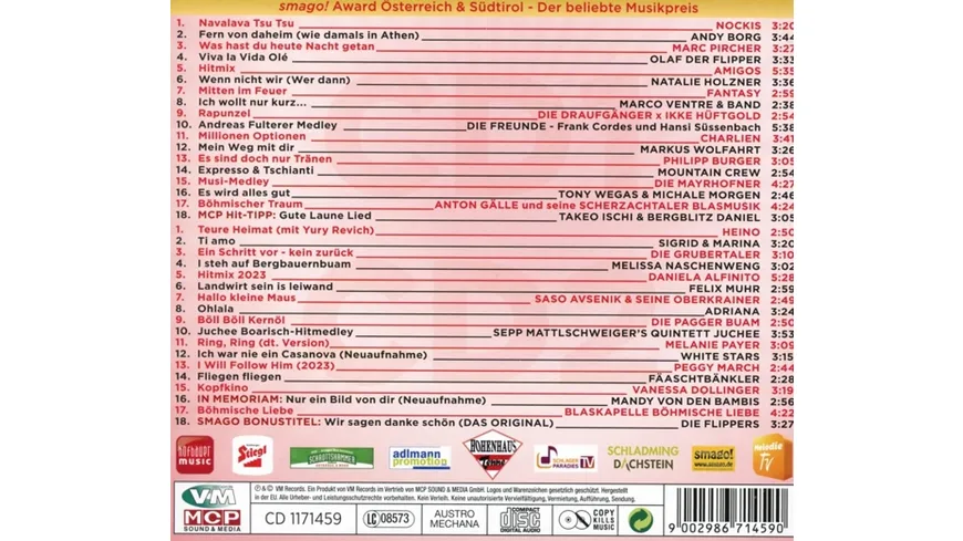 Die großen Stars & Gewinner aus Schlager & Volksmu
