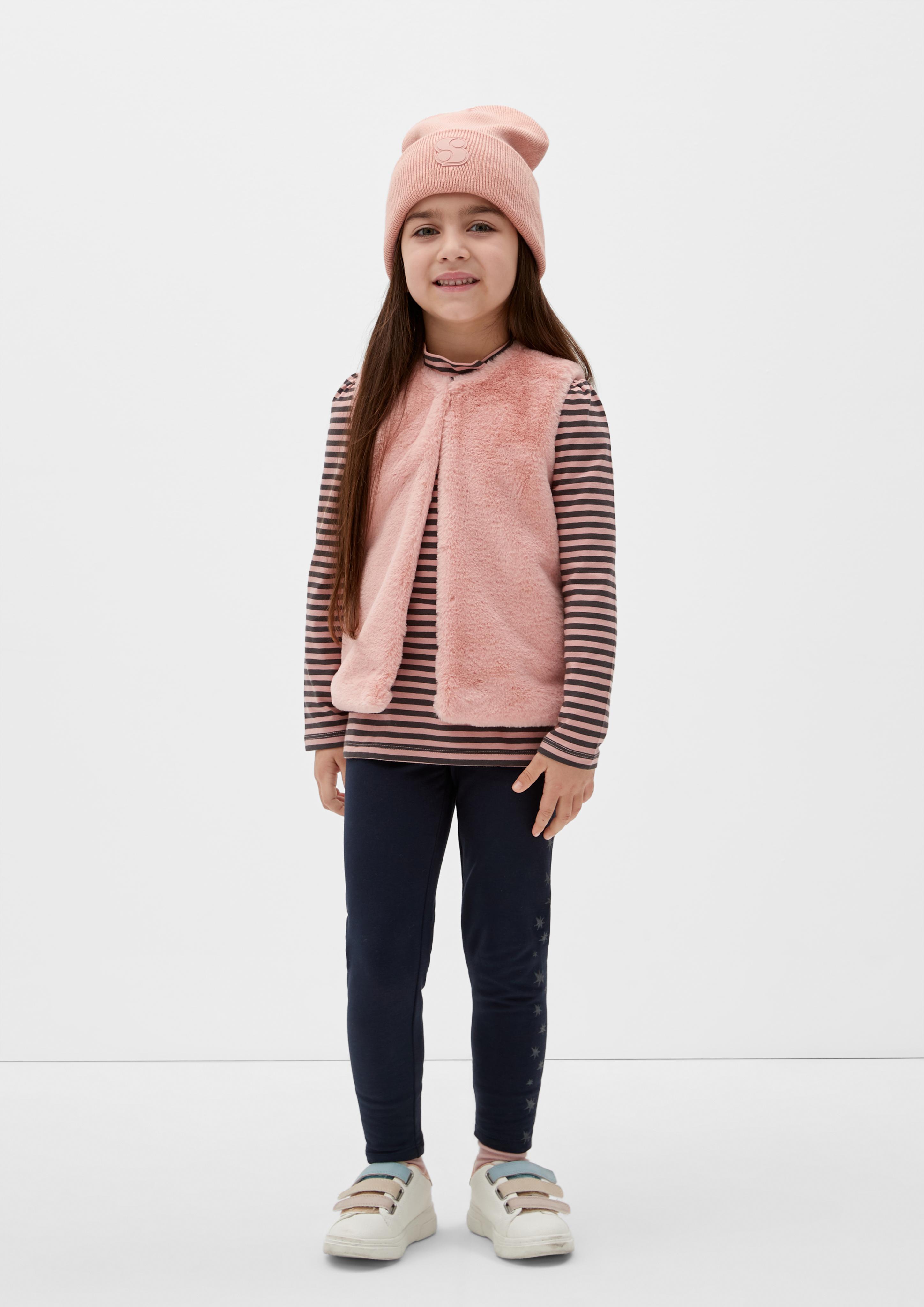 Strickmütze mit Label-Patch  2123528-4257