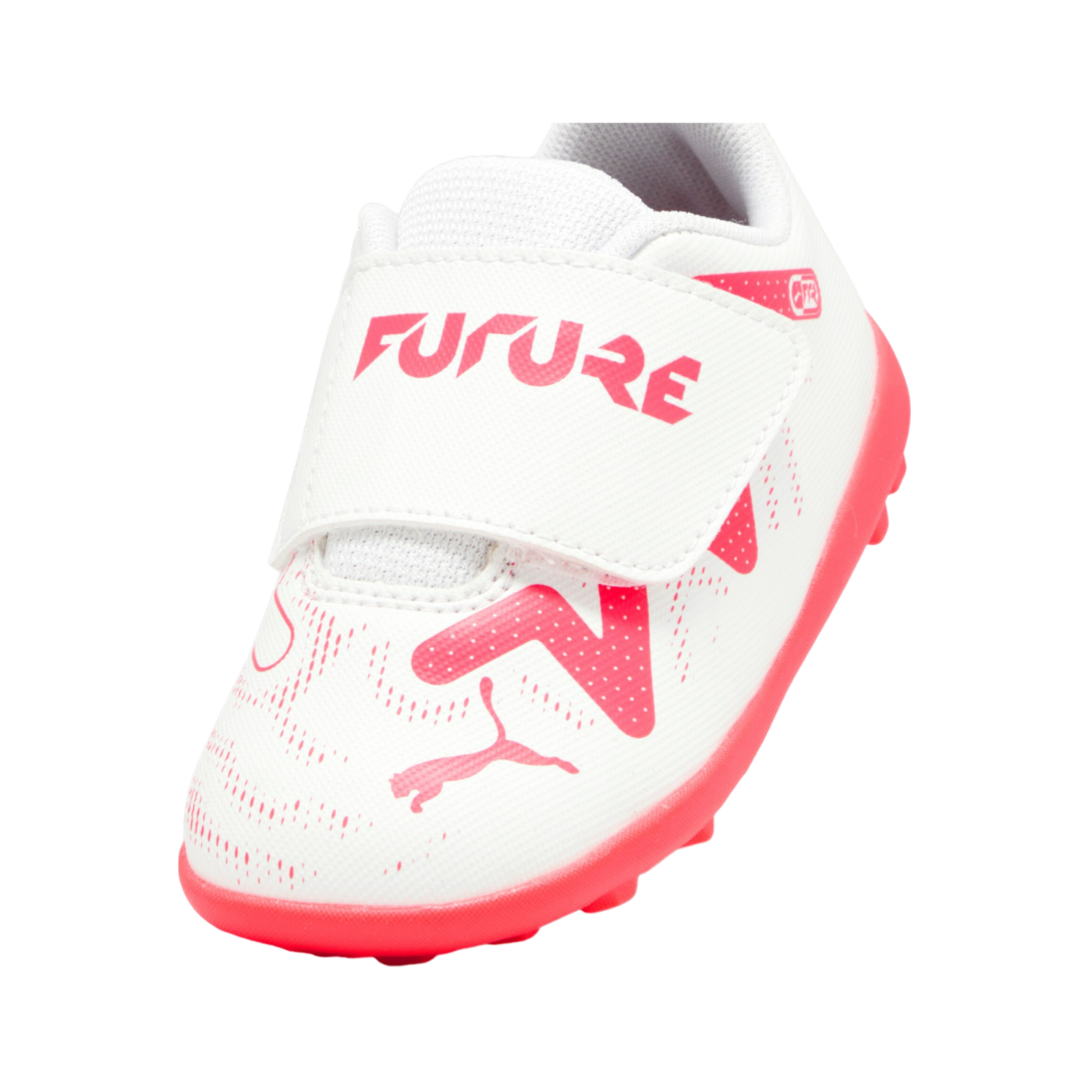 PUMA FUTURE Play TT V Baby Kids Weiss Rot F01
