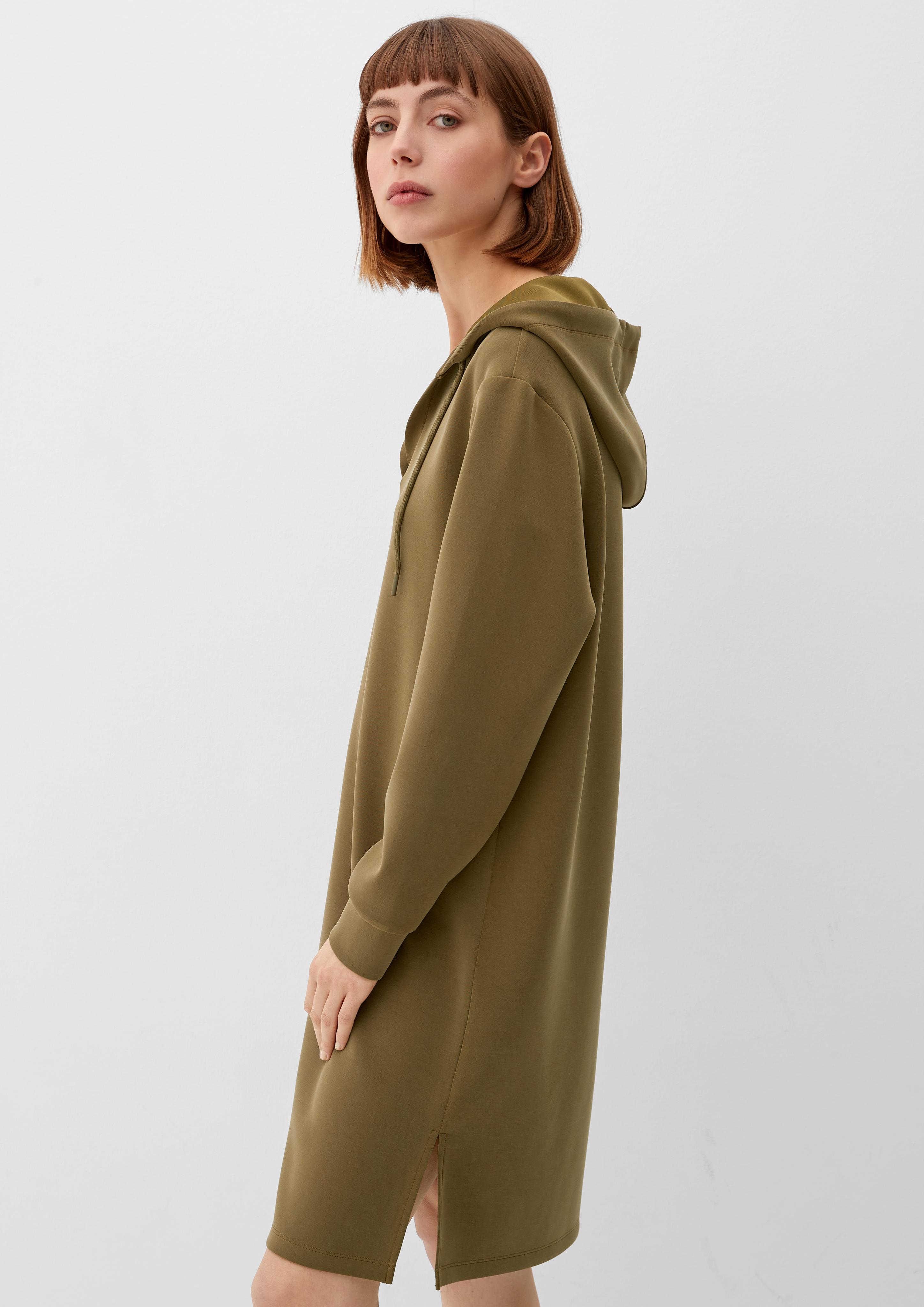 Langarmkleid mit Kapuze  2129784-7723