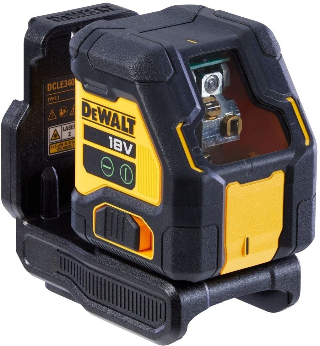 DeWalt DCLE34021N-XJ Akumulátorový křížový laserový řezací přístroj zelený 18V XR základní tělo bez baterií a nabíječky v kufříku TSTAK