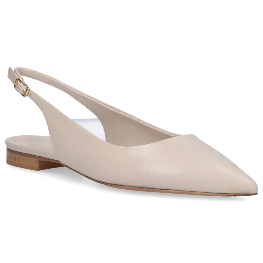 EN AVANT - Sling-Ballerinas 2765 Kalbsleder - beige