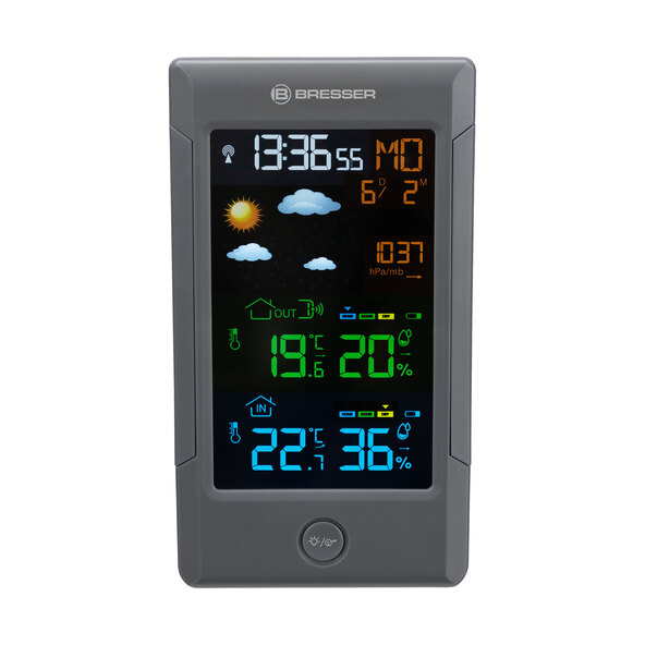 Farbwetterstation ClimateTemp NBF, mit DCF-Zeitsignal