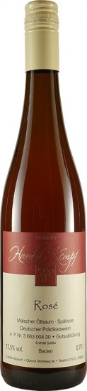 2021 Spätburgunder Rosé feinherb - Weingut Harald Kempf