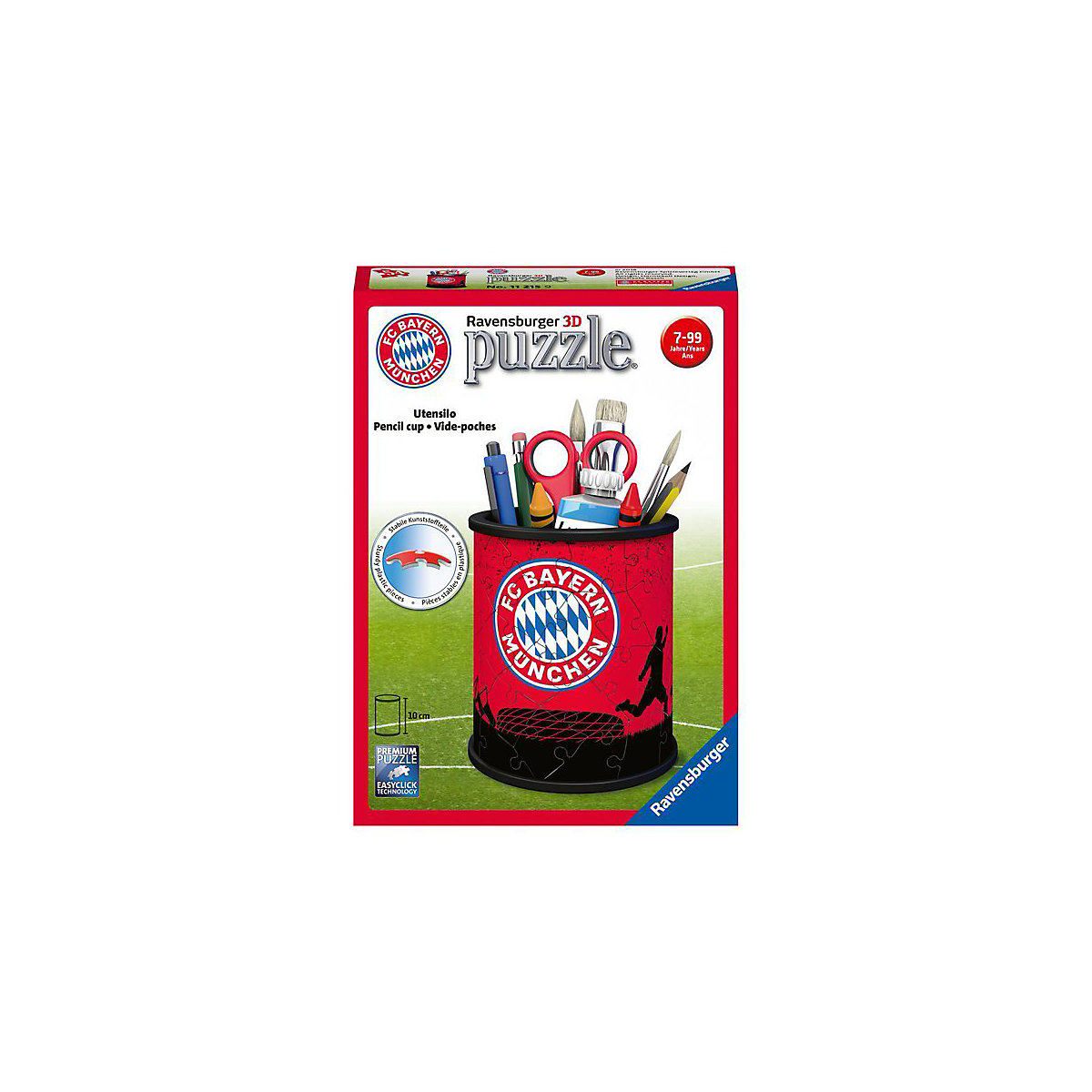 3D-Puzzle Utensilo, Ø8 x 9,5 cm, 54 Teile, FC Bayern München