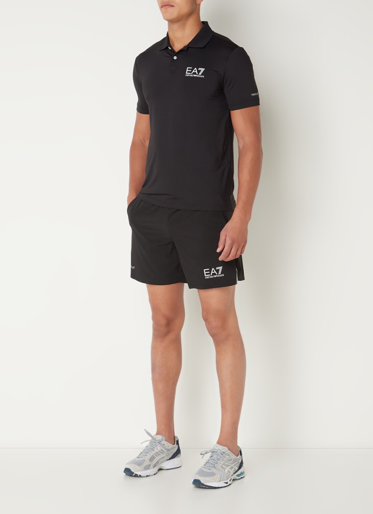 Polo Emporio Armani de corte regular com logotipo.