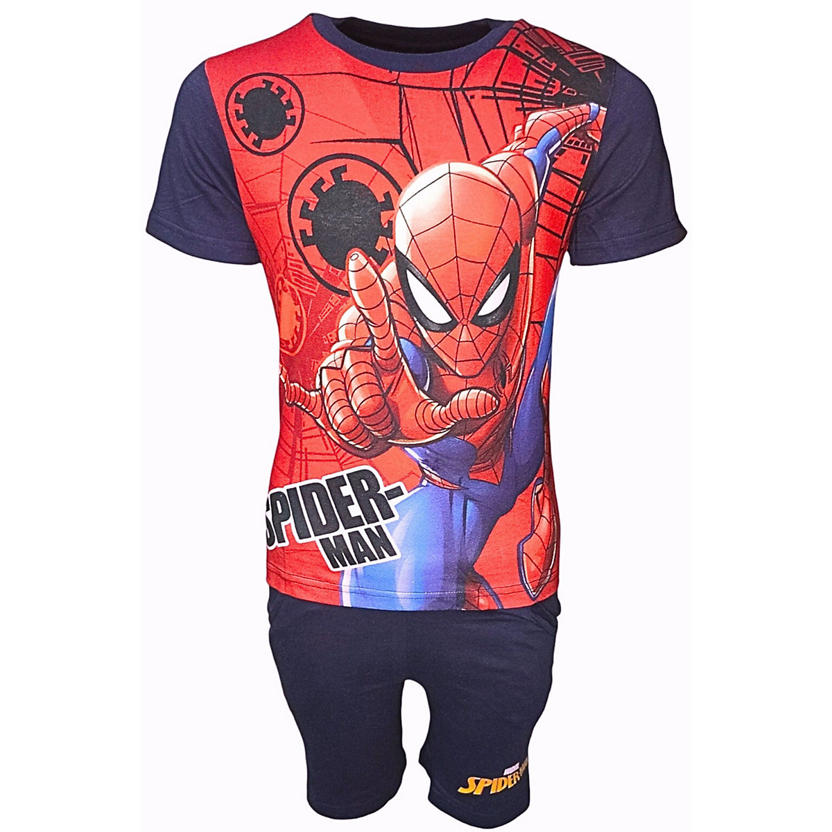 Shorty Spider-Man - Set T-Shirt & Kurze Hose für Jungen
